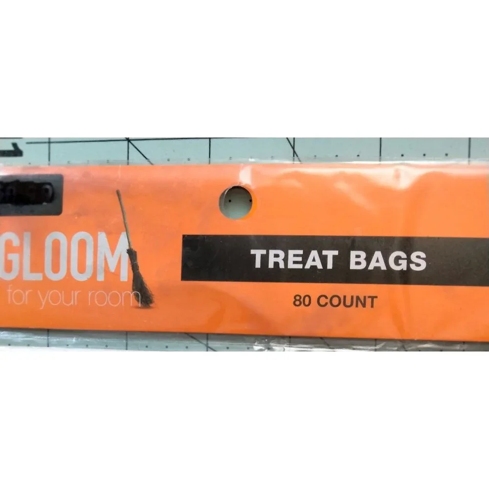 Halloween Treat Bags 80 Count Gloom For Your Room Spider & Pumpkin Designs